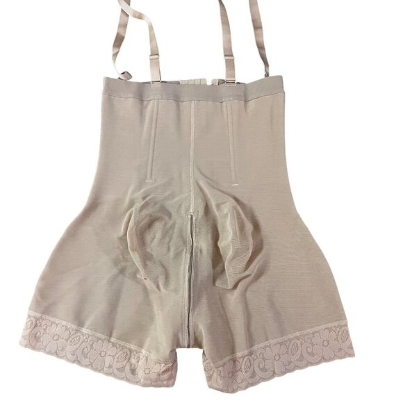 High-Waisted Beige Shapewear - Picture 1 of 7